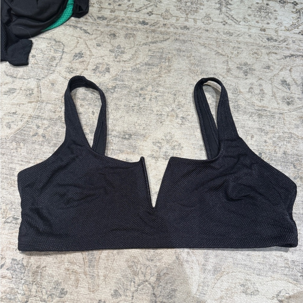 aerie Black bikini top
